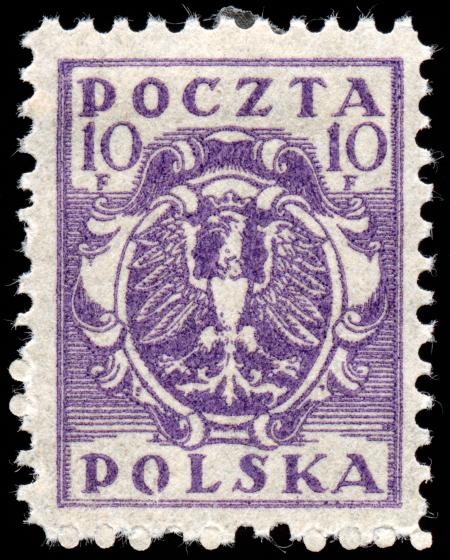 Purple Eagle Crest Stamp