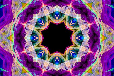 purple kaleidoscope