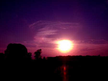Purple sun
