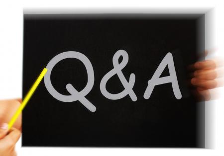 QA Message Means Questions Answers And Assistance