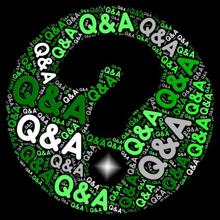 QA Question Mark Indicates Questions And Answers Responding