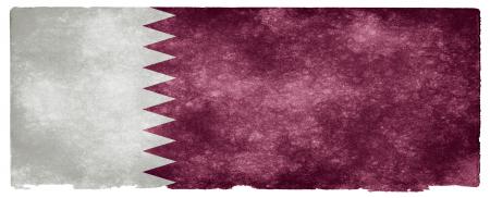 Qatar Grunge Flag