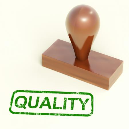 Quality Stamp Showing Excellent Products