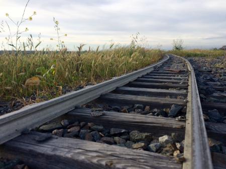 Railroad Track Against Sky