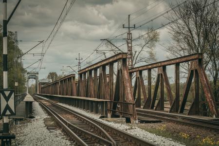 Railroad Tracks Against Sky