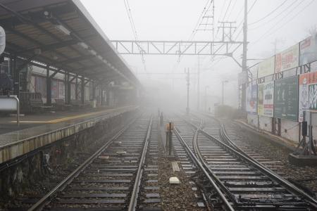 Railroad Tracks in City Against Sky