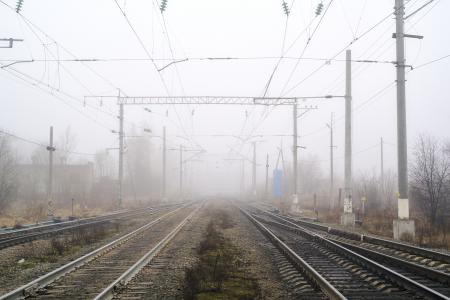 Rails into the mist
