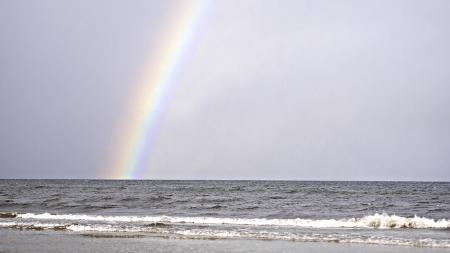 Rainbow at the Sea