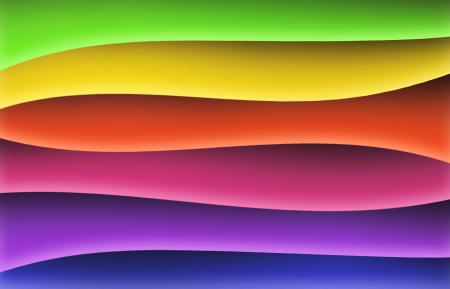 Rainbow waves wallpaper graphics