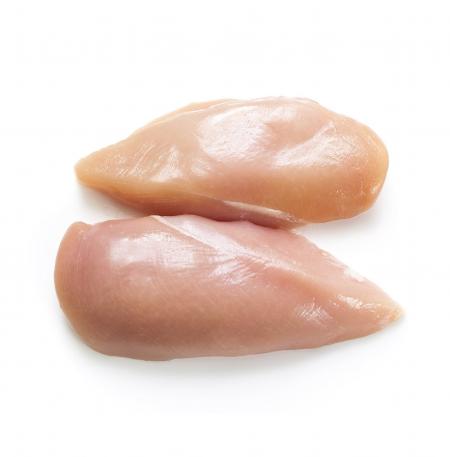 Raw chicken fillet