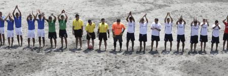 Reconocimiento Presidencial a la Selecta de Futbol Playa.