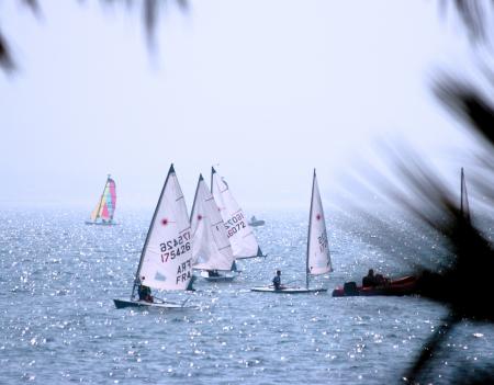 Recreational Sport Yachting On The Ocean