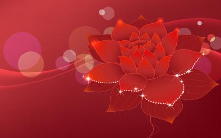 Red Flower Background