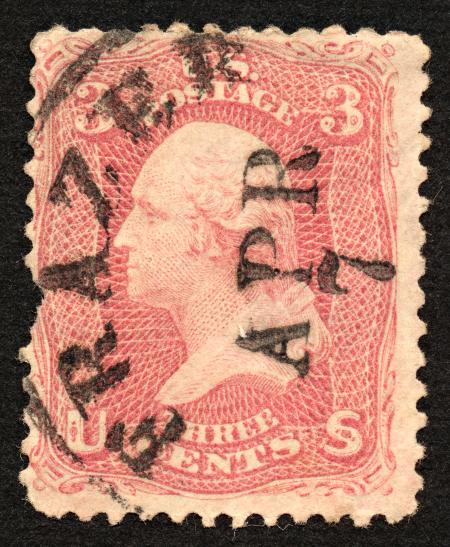 Red George Washington Stamp