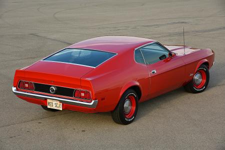 Red Muscle Car