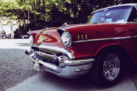 Red Vintage Car