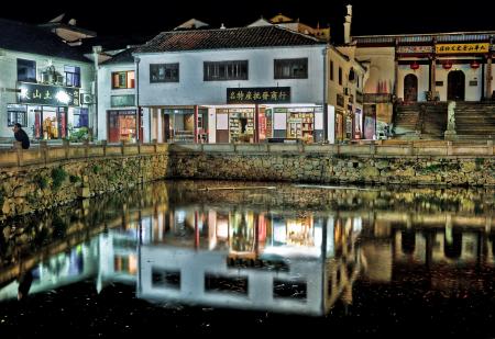 Reflection of Built Structure in Water