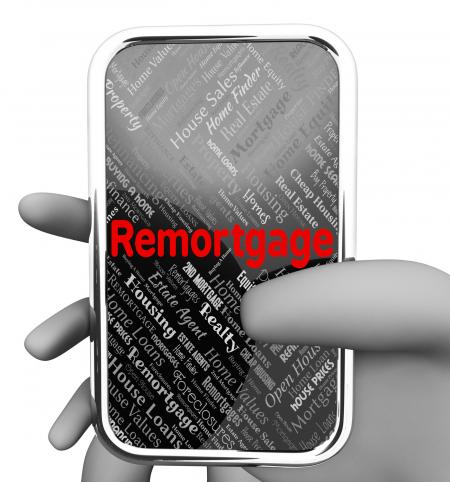 Remortgage Online Indicates Real Estate And Borrowing