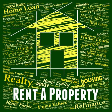 Rent Property Represents Real Estate And Apartment