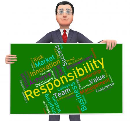 Responsibility Words Shows Management Obliged And Responsible