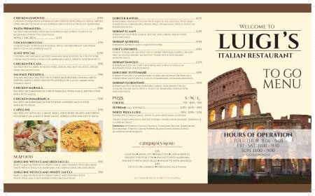 Restaurant Menu