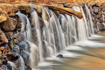 Ridley Creek Dam Waterfall - HDR
