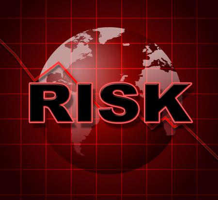 Risk Graph Shows Infochart Beware And Risky