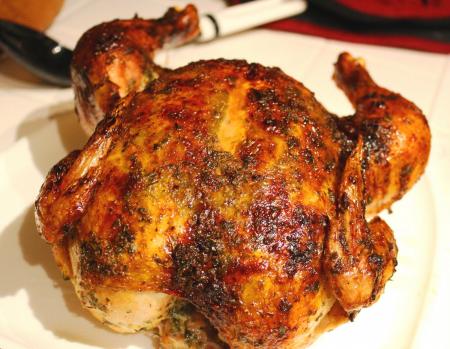 Roasting chickens