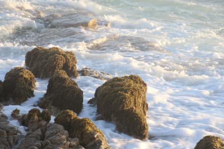 Rock Formation Near Body of Water