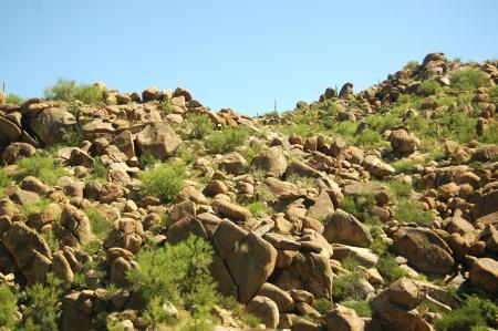 Rocky Desert Hillside