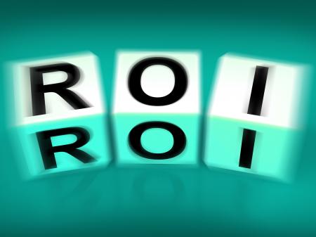 ROI Blocks Displays Financial Return on Investment