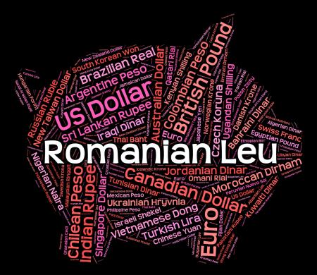 Romanian Leu Shows Worldwide Trading And Currency