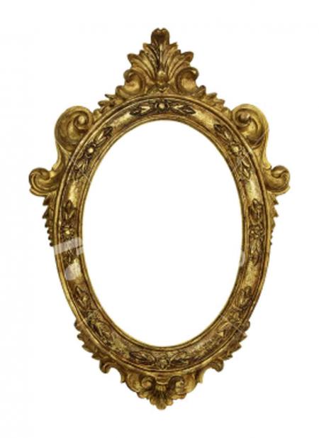 Round Gold Framing