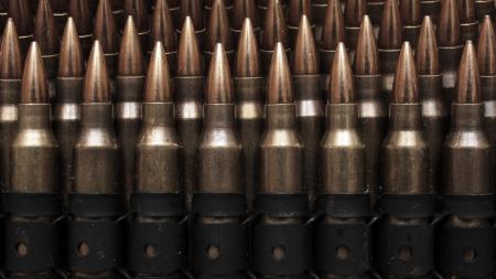 Row of bullets