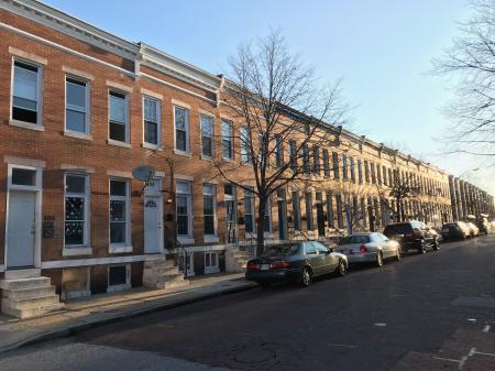 Rowhouses, 400 block of E. Lorraine Avenue, Baltimore, MD 21218