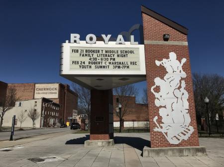Royal Theatre Marquee Plaza, 1329 Pennsylvania Avenue, Baltimore, MD 21217