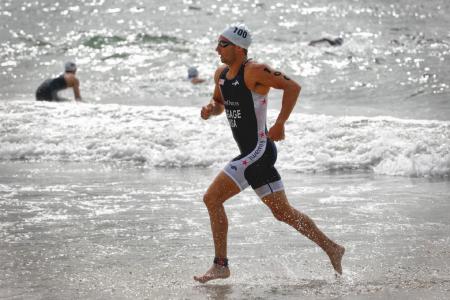 Running on the Beach