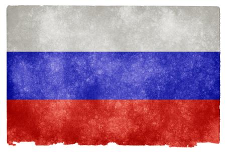 Russia Grunge Flag