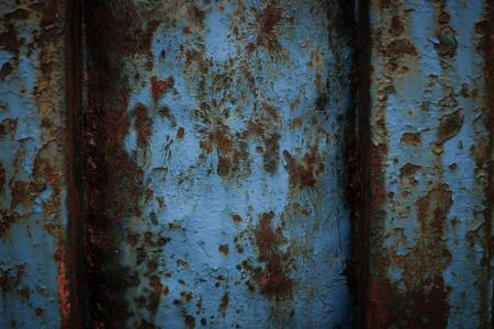 Rusted Blue Metal Texture