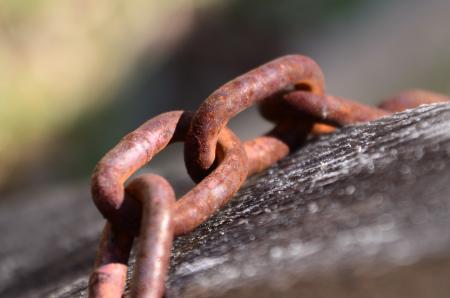 Rusted chain