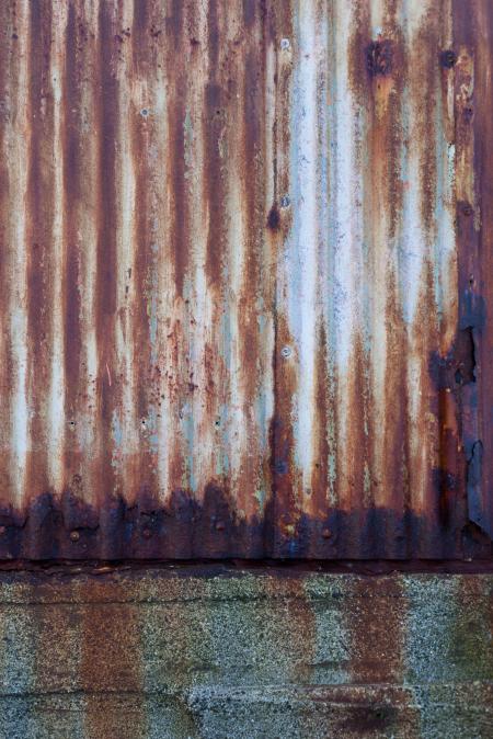 Rusted Corrugated Metal Texture