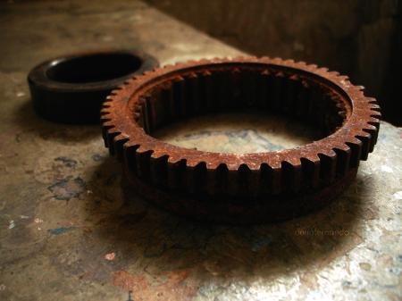 Rusted gear