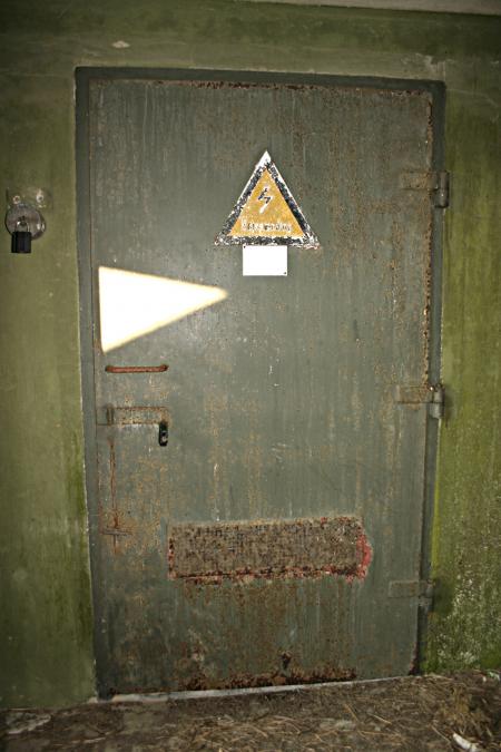 Rusted iron door