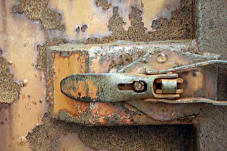 Rusted lock