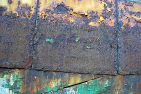 Rusted metal