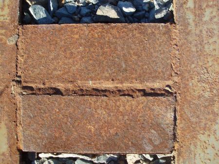 Rusted metal surface