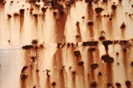 Rusted metal surface