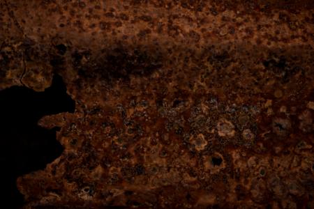 Rusted metal surface