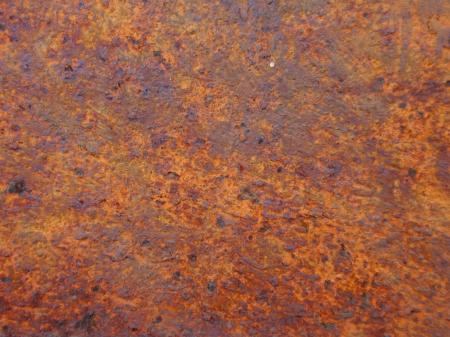 Rusted metal surface