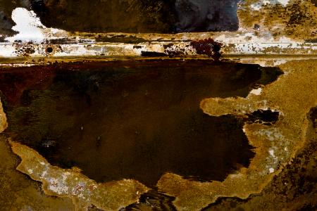 Rusted metal surface